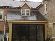 Completed slate extension
